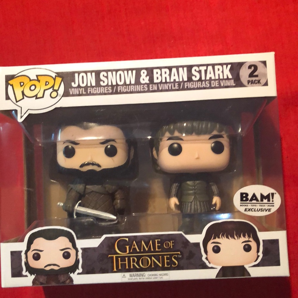 FUNKO POP - JON SNOW & BRAN STARK - 2 PACK